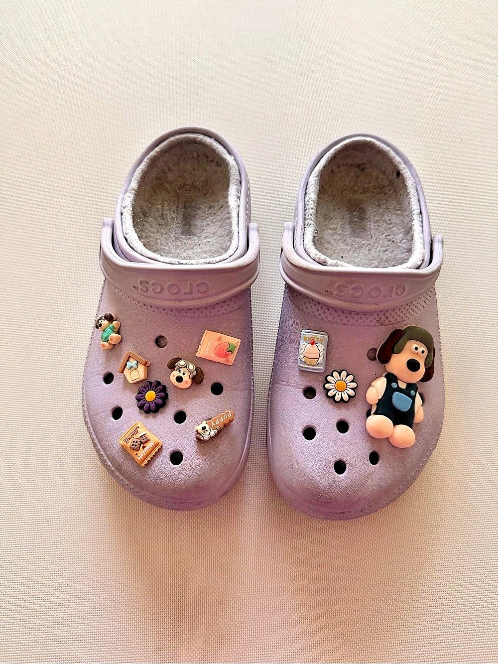 Crocs Classic Lined Clog Purple Charms